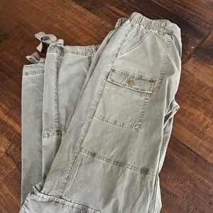 Casual Olive Green Cargo Pants